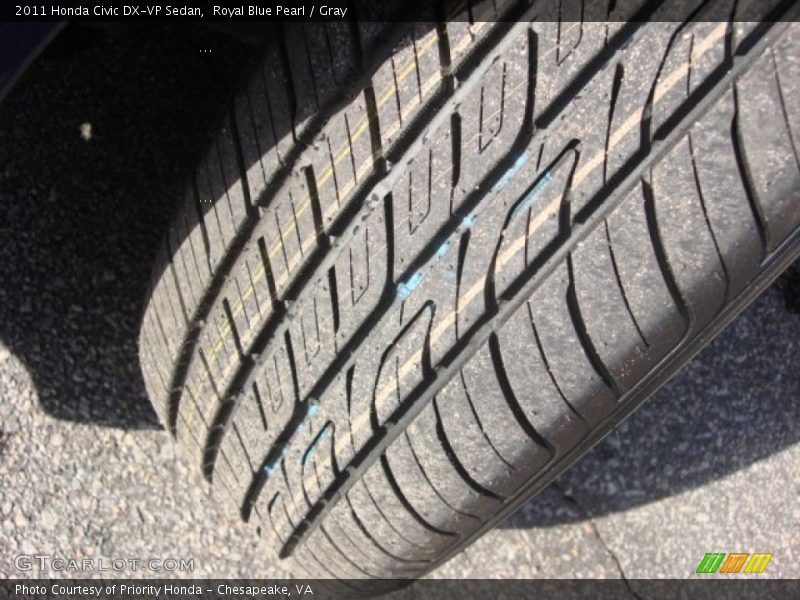 Royal Blue Pearl / Gray 2011 Honda Civic DX-VP Sedan
