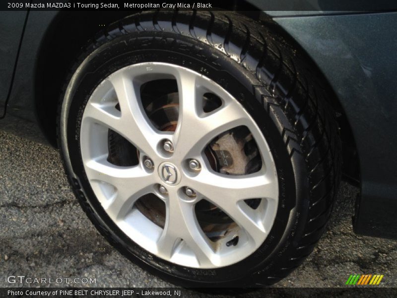 Metropolitan Gray Mica / Black 2009 Mazda MAZDA3 i Touring Sedan