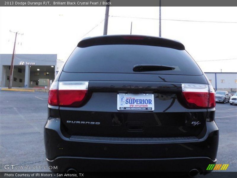 Brilliant Black Crystal Pearl / Black 2013 Dodge Durango R/T