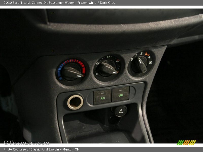 Frozen White / Dark Gray 2010 Ford Transit Connect XL Passenger Wagon