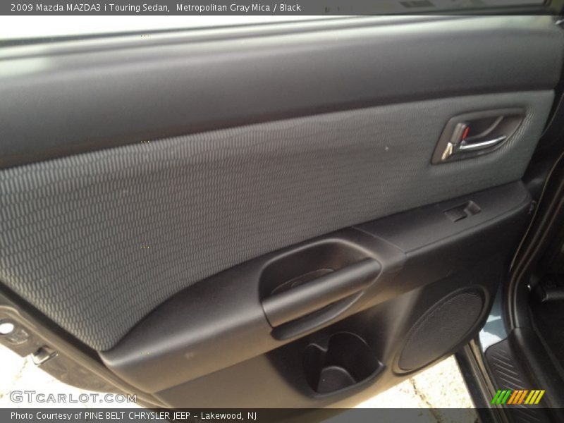 Metropolitan Gray Mica / Black 2009 Mazda MAZDA3 i Touring Sedan