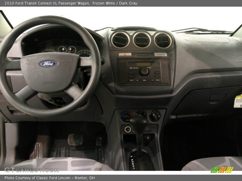 Frozen White / Dark Gray 2010 Ford Transit Connect XL Passenger Wagon