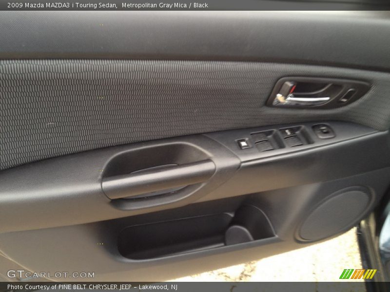 Metropolitan Gray Mica / Black 2009 Mazda MAZDA3 i Touring Sedan