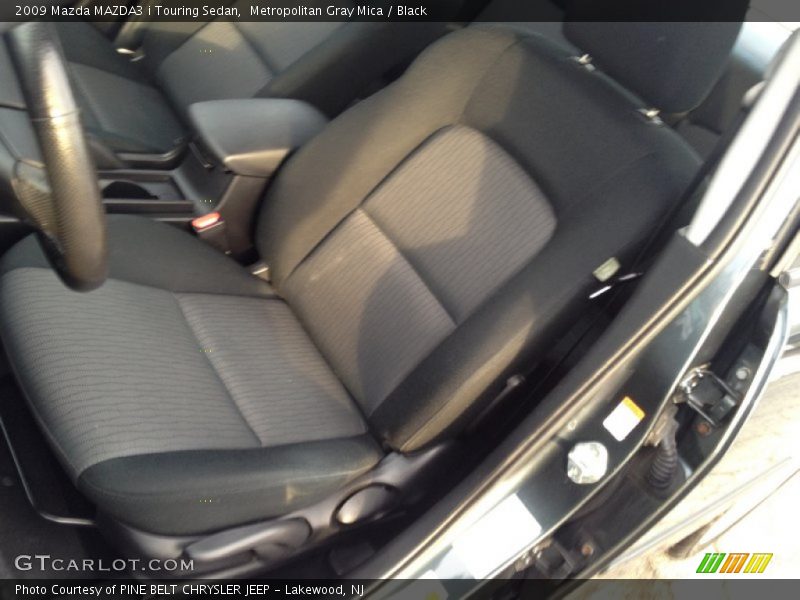 Metropolitan Gray Mica / Black 2009 Mazda MAZDA3 i Touring Sedan