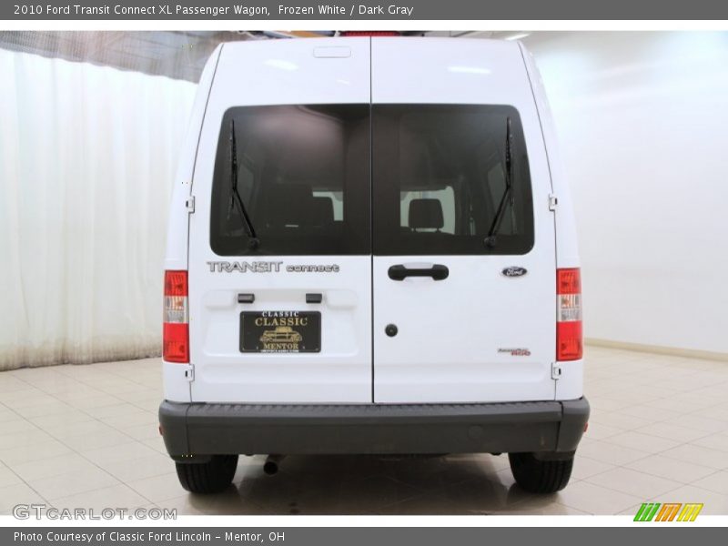 Frozen White / Dark Gray 2010 Ford Transit Connect XL Passenger Wagon