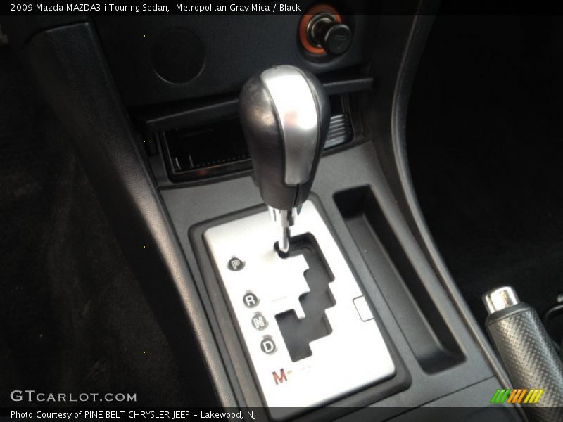 Metropolitan Gray Mica / Black 2009 Mazda MAZDA3 i Touring Sedan