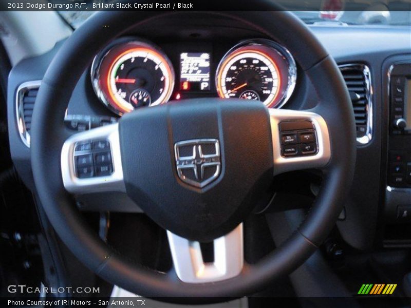 Brilliant Black Crystal Pearl / Black 2013 Dodge Durango R/T