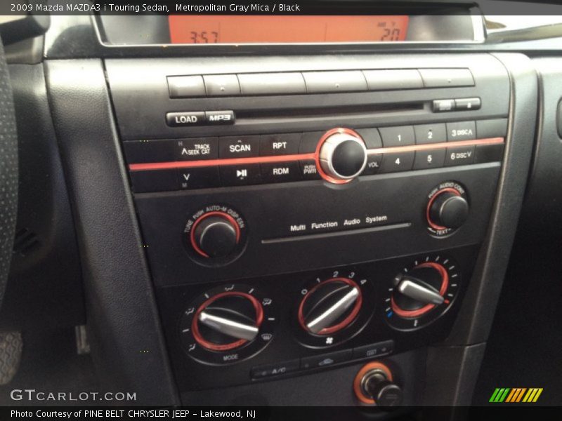Metropolitan Gray Mica / Black 2009 Mazda MAZDA3 i Touring Sedan