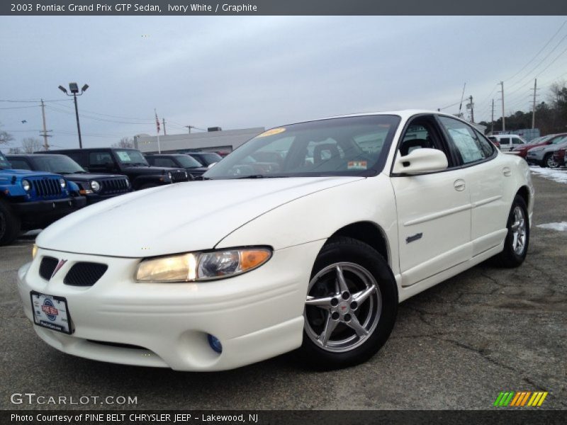 Ivory White / Graphite 2003 Pontiac Grand Prix GTP Sedan