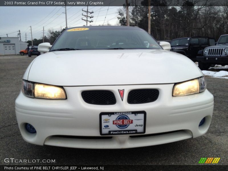 Ivory White / Graphite 2003 Pontiac Grand Prix GTP Sedan