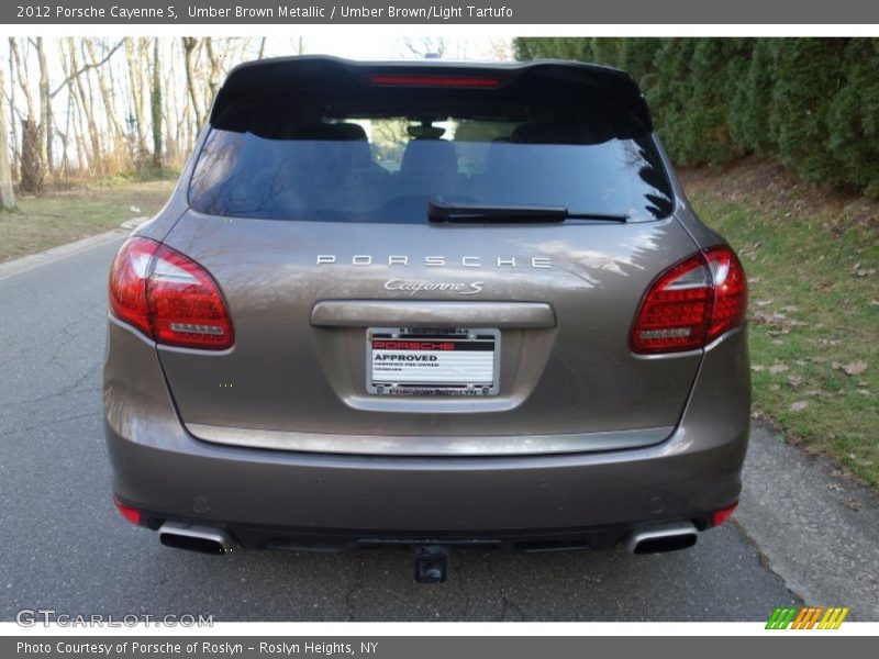 Umber Brown Metallic / Umber Brown/Light Tartufo 2012 Porsche Cayenne S