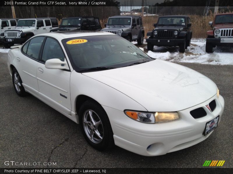 Ivory White / Graphite 2003 Pontiac Grand Prix GTP Sedan