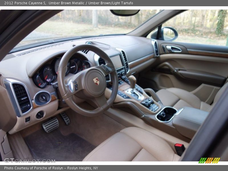 Umber Brown Metallic / Umber Brown/Light Tartufo 2012 Porsche Cayenne S