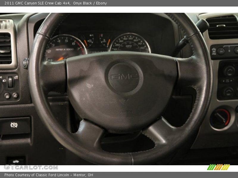 Onyx Black / Ebony 2011 GMC Canyon SLE Crew Cab 4x4