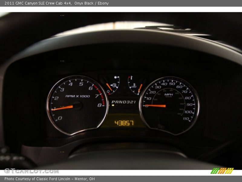 Onyx Black / Ebony 2011 GMC Canyon SLE Crew Cab 4x4