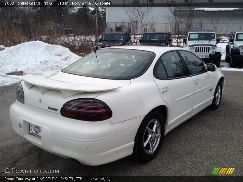 Ivory White / Graphite 2003 Pontiac Grand Prix GTP Sedan