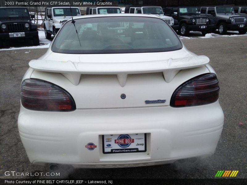 Ivory White / Graphite 2003 Pontiac Grand Prix GTP Sedan
