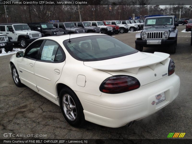 Ivory White / Graphite 2003 Pontiac Grand Prix GTP Sedan