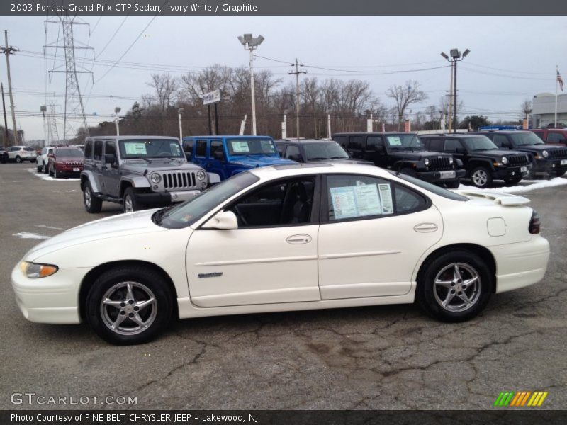 Ivory White / Graphite 2003 Pontiac Grand Prix GTP Sedan