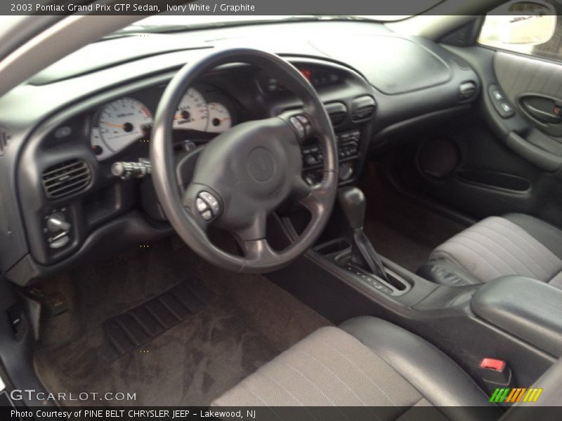 Ivory White / Graphite 2003 Pontiac Grand Prix GTP Sedan