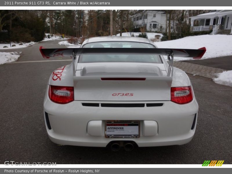 Carrara White / Black w/Alcantara 2011 Porsche 911 GT3 RS