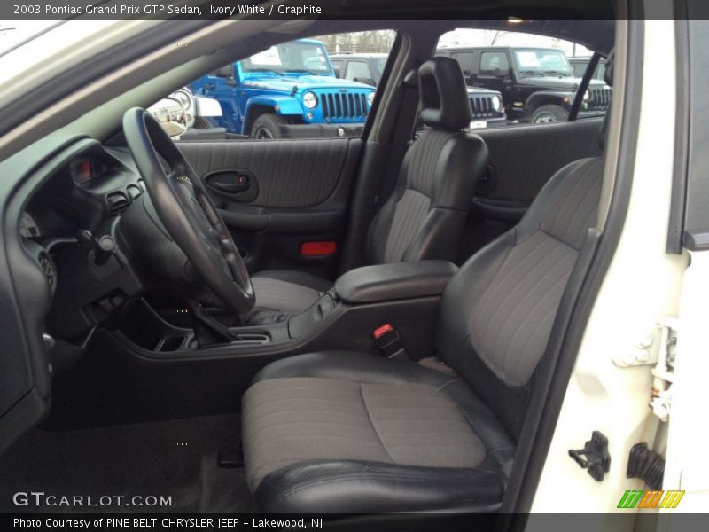 Ivory White / Graphite 2003 Pontiac Grand Prix GTP Sedan