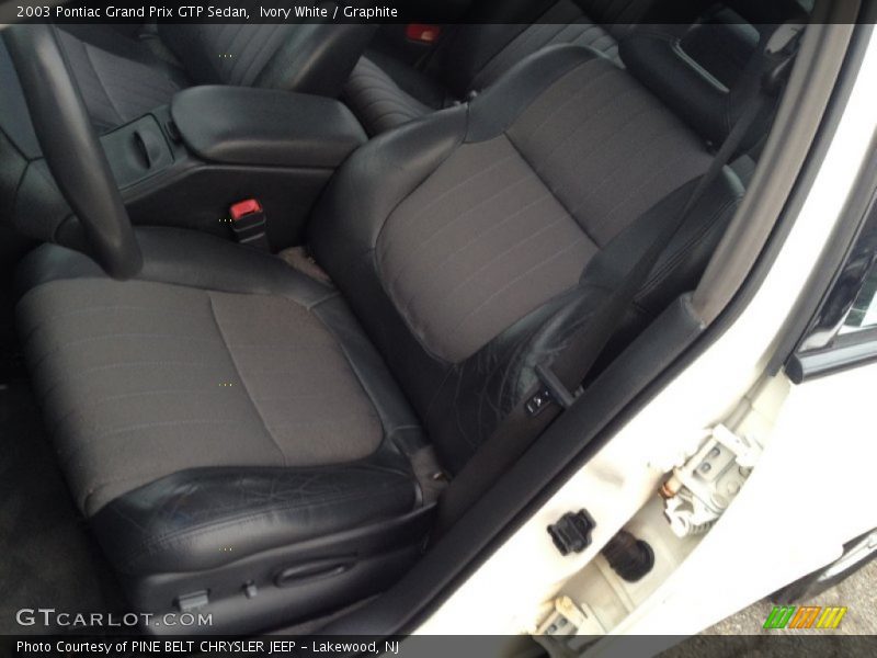 Ivory White / Graphite 2003 Pontiac Grand Prix GTP Sedan
