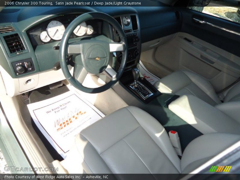 Satin Jade Pearlcoat / Deep Jade/Light Graystone 2006 Chrysler 300 Touring