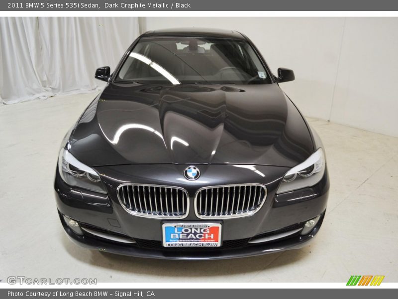 Dark Graphite Metallic / Black 2011 BMW 5 Series 535i Sedan