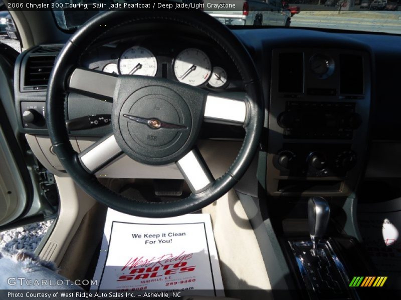 Satin Jade Pearlcoat / Deep Jade/Light Graystone 2006 Chrysler 300 Touring