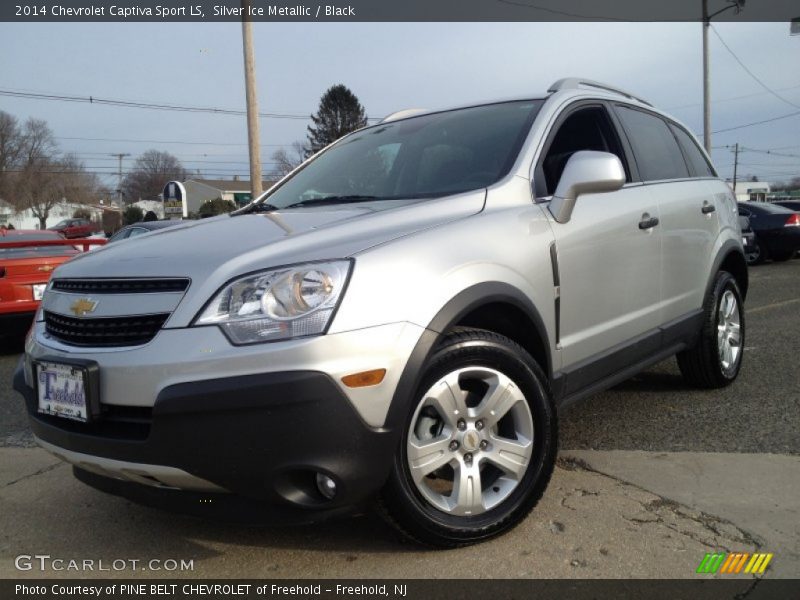 Silver Ice Metallic / Black 2014 Chevrolet Captiva Sport LS