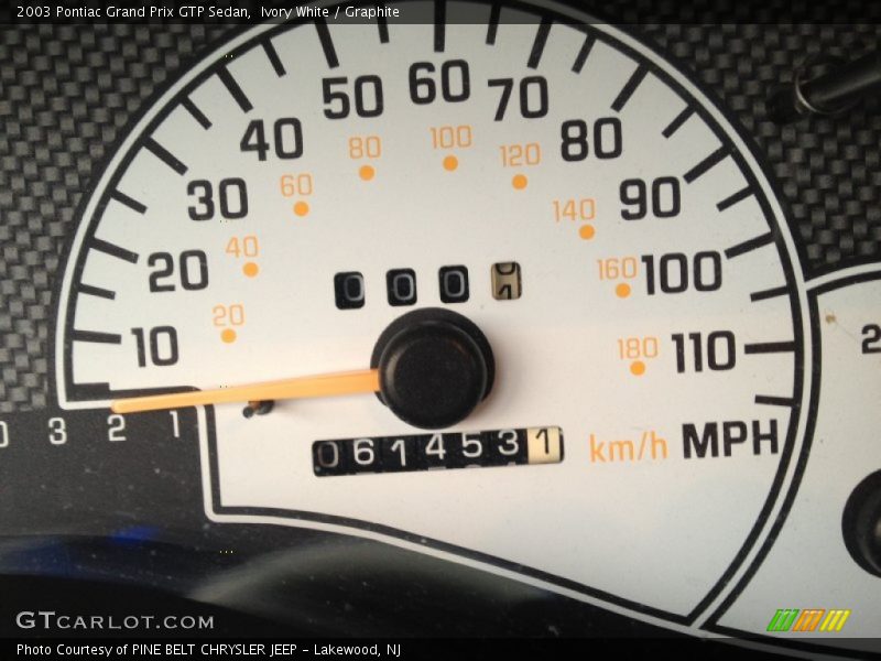 Ivory White / Graphite 2003 Pontiac Grand Prix GTP Sedan