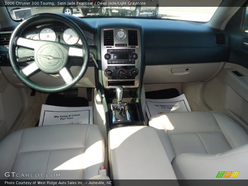 Satin Jade Pearlcoat / Deep Jade/Light Graystone 2006 Chrysler 300 Touring
