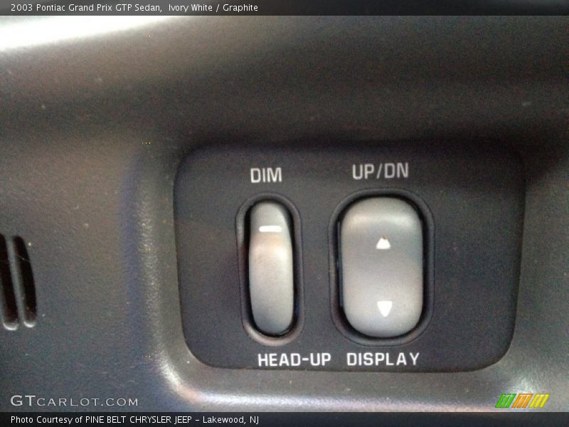 Ivory White / Graphite 2003 Pontiac Grand Prix GTP Sedan