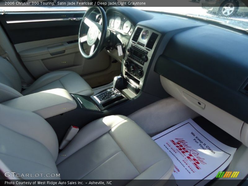 Satin Jade Pearlcoat / Deep Jade/Light Graystone 2006 Chrysler 300 Touring