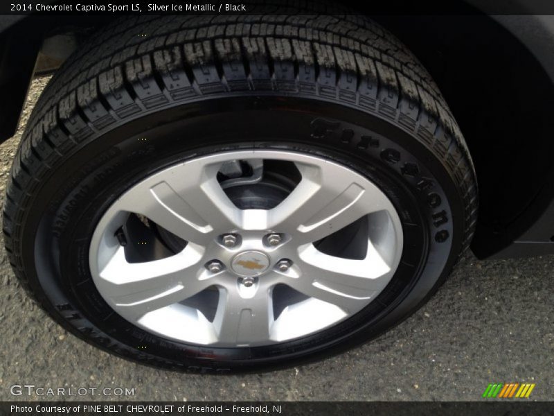 Silver Ice Metallic / Black 2014 Chevrolet Captiva Sport LS