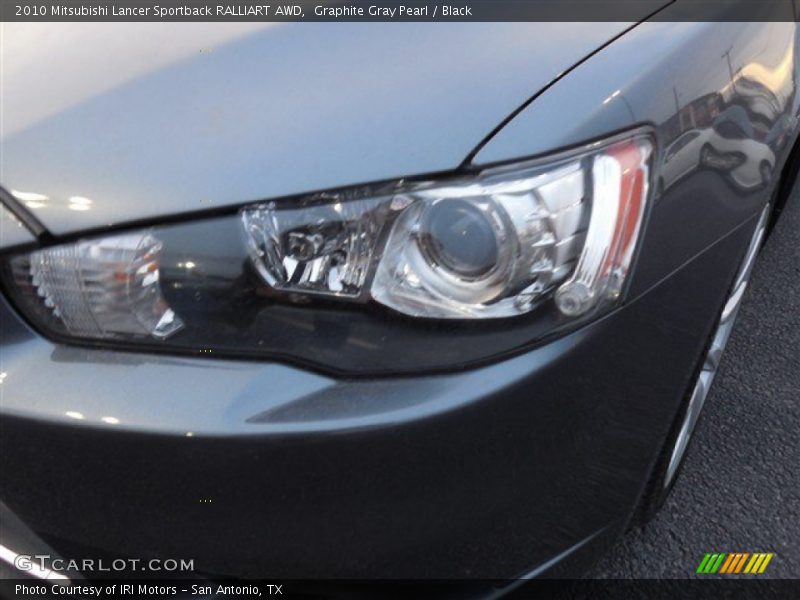 Graphite Gray Pearl / Black 2010 Mitsubishi Lancer Sportback RALLIART AWD