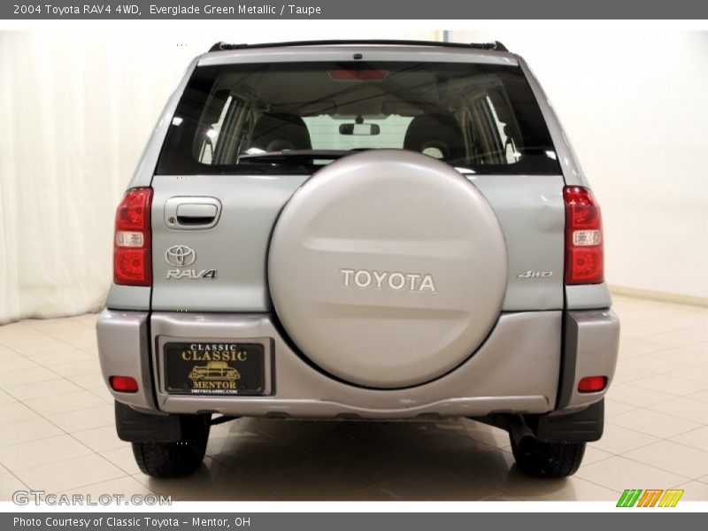 Everglade Green Metallic / Taupe 2004 Toyota RAV4 4WD