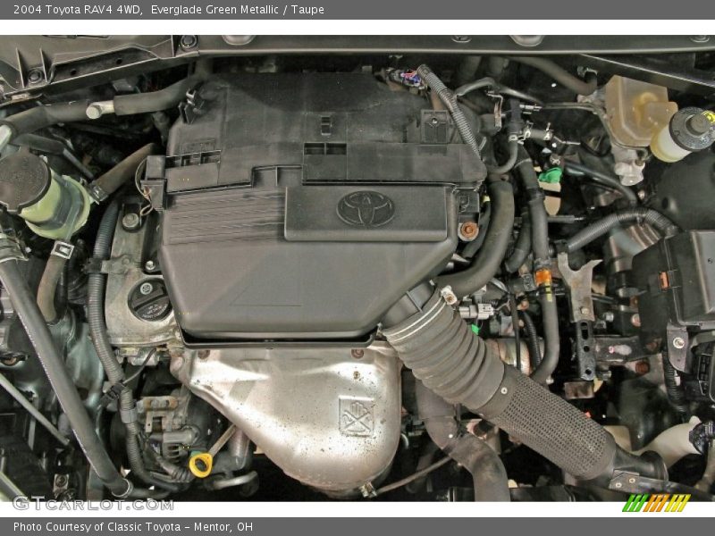 Everglade Green Metallic / Taupe 2004 Toyota RAV4 4WD