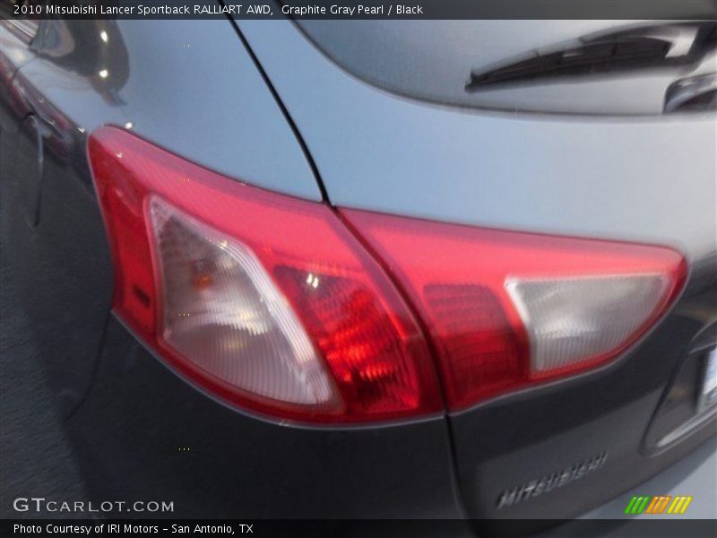 Graphite Gray Pearl / Black 2010 Mitsubishi Lancer Sportback RALLIART AWD