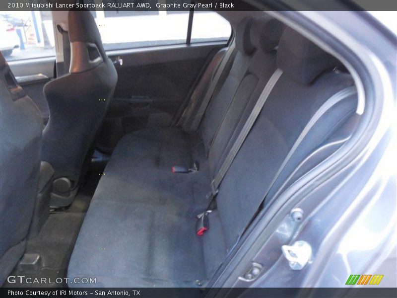 Graphite Gray Pearl / Black 2010 Mitsubishi Lancer Sportback RALLIART AWD