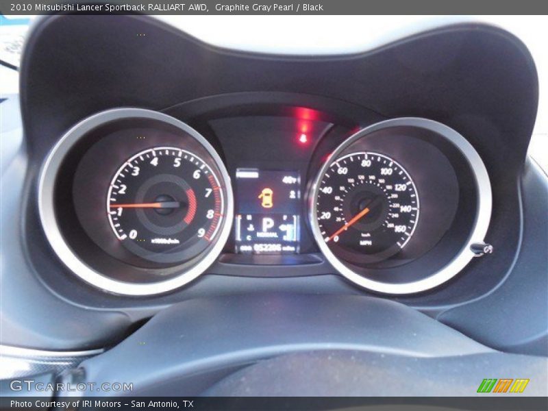 Graphite Gray Pearl / Black 2010 Mitsubishi Lancer Sportback RALLIART AWD