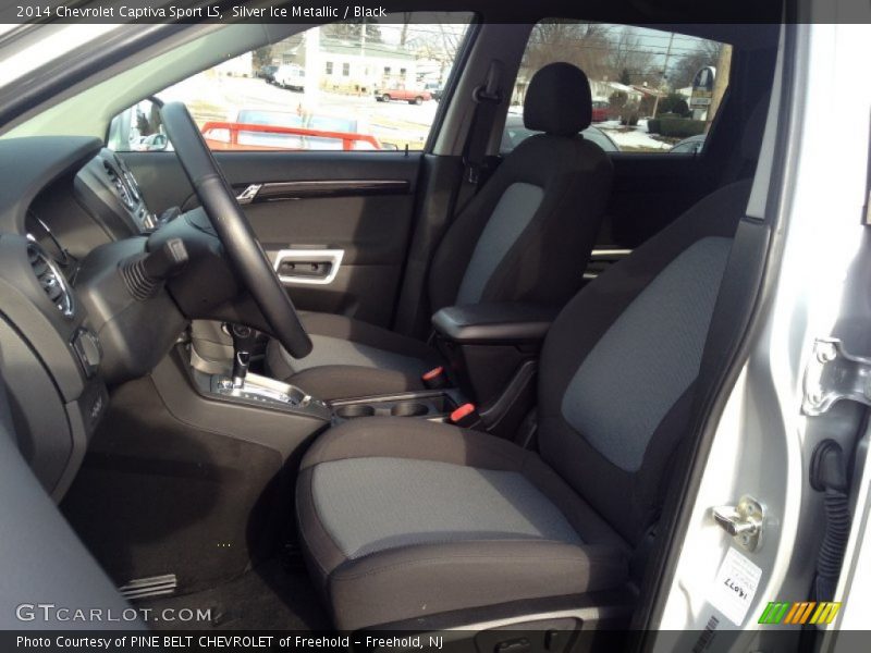 Front Seat of 2014 Captiva Sport LS