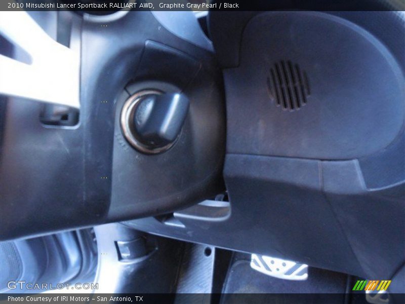 Graphite Gray Pearl / Black 2010 Mitsubishi Lancer Sportback RALLIART AWD