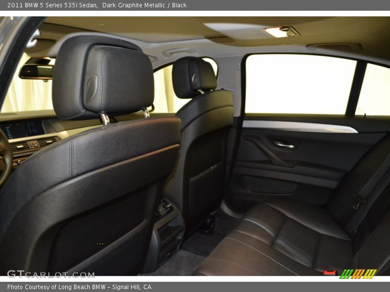 Dark Graphite Metallic / Black 2011 BMW 5 Series 535i Sedan