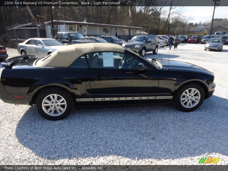 Black / Light Parchment 2006 Ford Mustang V6 Premium Convertible