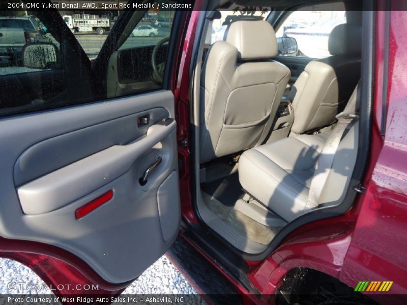 Sport Red Metallic / Sandstone 2004 GMC Yukon Denali AWD