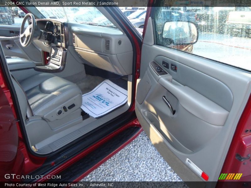 Sport Red Metallic / Sandstone 2004 GMC Yukon Denali AWD