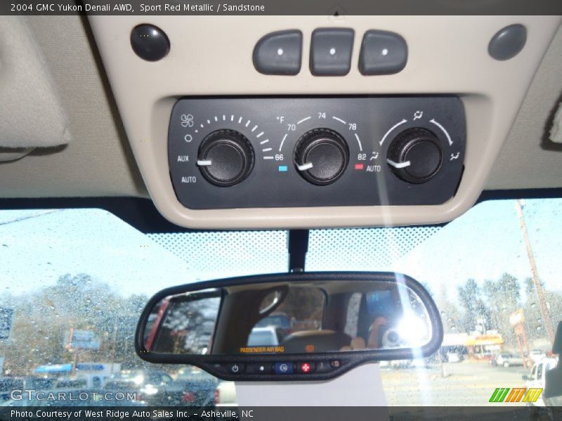 Sport Red Metallic / Sandstone 2004 GMC Yukon Denali AWD