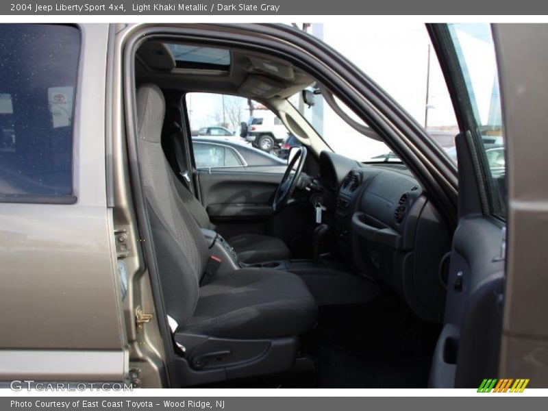 Light Khaki Metallic / Dark Slate Gray 2004 Jeep Liberty Sport 4x4